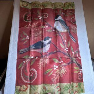 House Flag Woodland Birds Evergreen‎ Red Cardinal